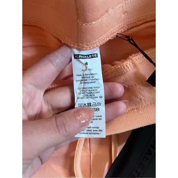 NWT Alphalete Orange Shorts - Picture 2 of 3